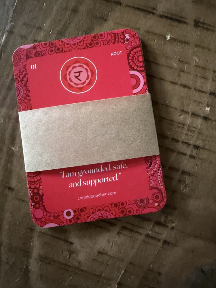 Chakra blend recipe cards